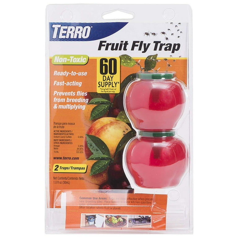 Terro Fruit Fly Traps - 4 Traps