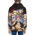 thumbnail image 4 of Fairy Tail Youth Sweatshirt 3D Printed Hoodie Activewear Teenager Winter Full-Zip Drawstring Jacket Coats Active Pullover Hooded Blouse For Boys Girls X-Large, 4 of 8