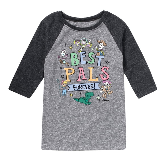 Disney's Toy Story - Best Pals Forever - Toddler & Youth Raglan Graphic T-Shirt