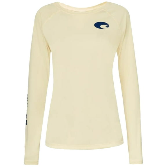 Costa Tech Array Women's Sleeve T-Shirt Pearl Grey, Small Long Sleeve Shirt
