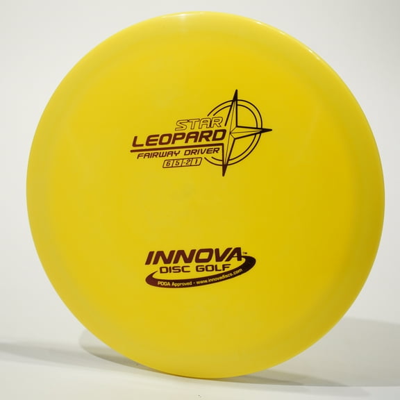 Innova Star Leopard Disc Golf Fairway Driver, Pick Color/Weight [Stamp & Exact Color May Vary] Yellow 173-175 grams