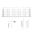 thumbnail image 2 of Under Desk Cable Management Tray, 15.9 in Steel Desk Cable Organizers, Wire Management Tray Cable Management Rack Strong Load Bearing for Office Worktop, 2 of 7