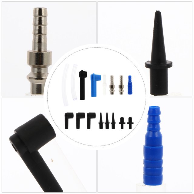 OULII 16pcs Vacuum Brake Bleeder Kit with Cylinder Adapters and Brake Fluid Changer for Automotive Brake System Bleeding Tools
