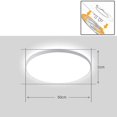 thumbnail image 2 of Modern Round LED Ceiling Light for Bedroom, Aisle, Balcony, Kitchen, and Bathroom - Moisture Proof, 2 of 4