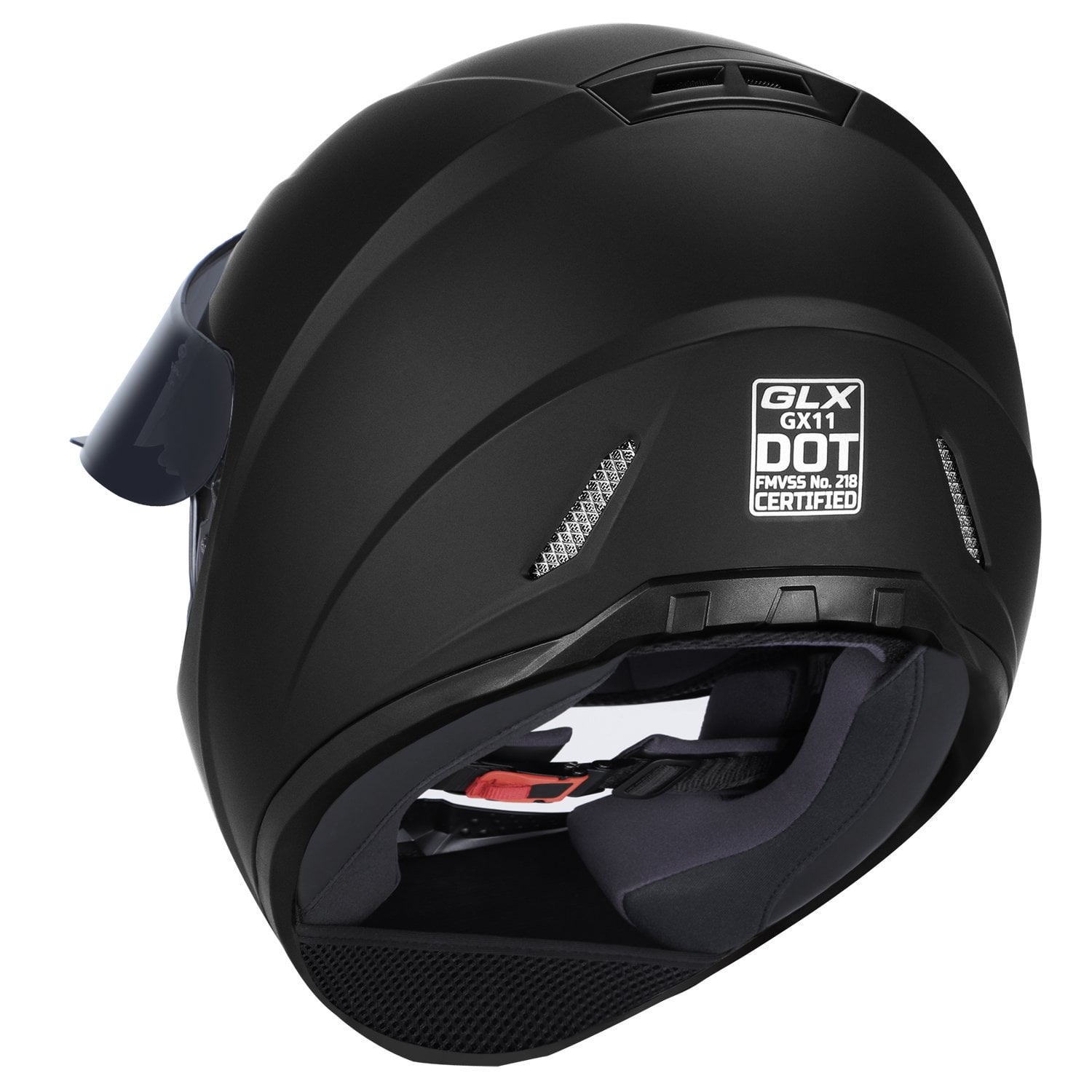 GLX M15 Cruiser Scooter Motorcycle Half Helmet XX-Large