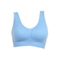 thumbnail image 2 of Ochine Women Bra Wide Strap Sports Yoga Workout Crop Top Tank Padded Wirefree Bra,S-3XL, 2 of 2