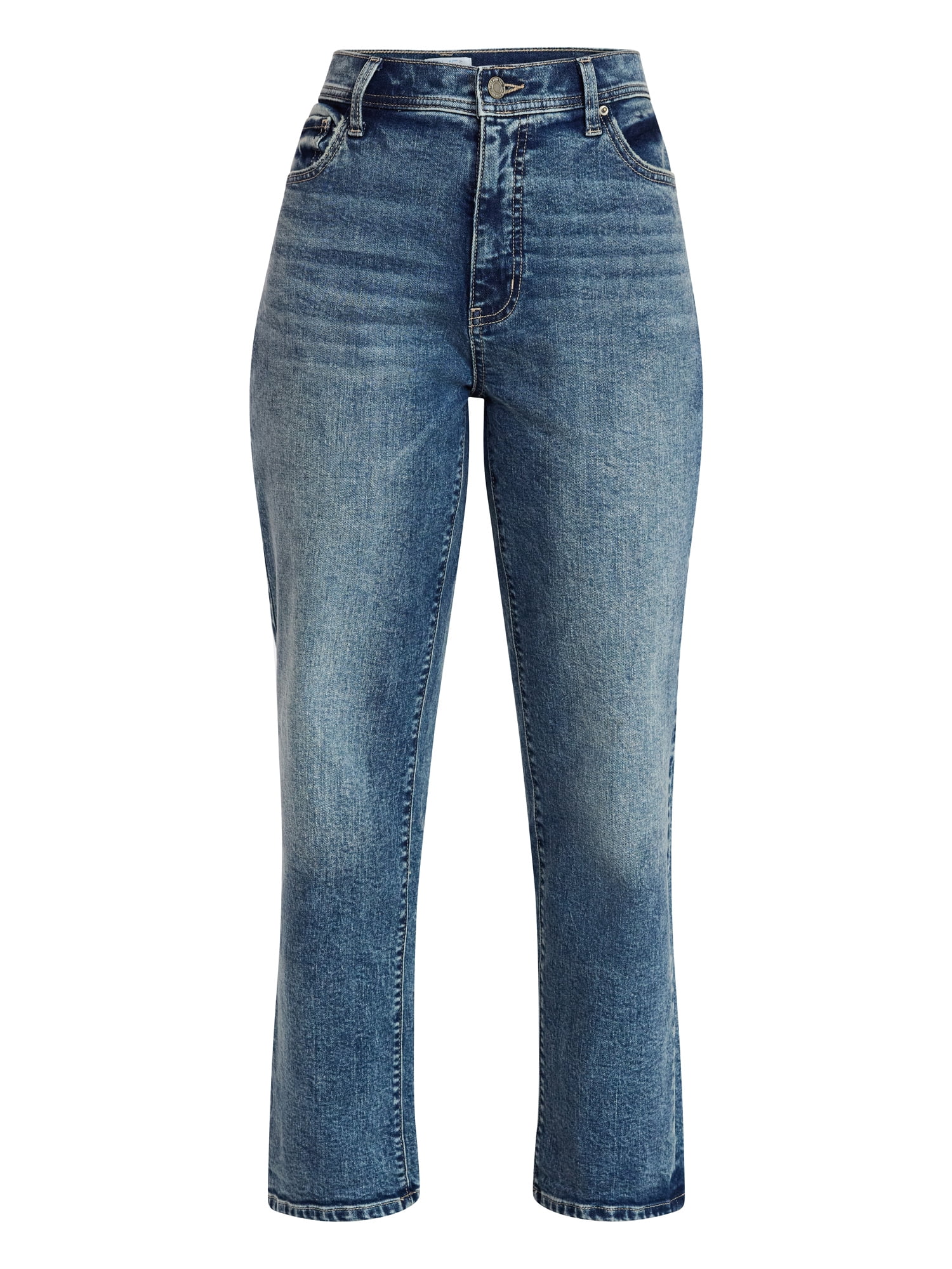 Time and Tru Women's Relaxed Boyfriend Jeans, 26" Inseam, Sizes 0-22