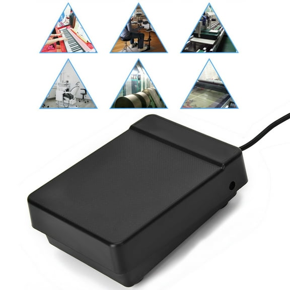 ACOUTO Sustain Pedal, ABS Keyboard Pedal, Long Service Time For Home Electronic Keyboard Piano Sturdy