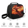 thumbnail image 2 of Hunger Fire Game Lunch Box with Portable Tableware Lunch Bag Reusable Food Tote Bag for Snacks Drinks, 2 of 8