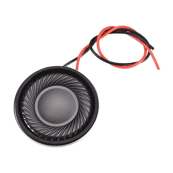 1W 8 Ohm Micro Internal Speaker Magnet Loudspeaker 28 mm Dia with Wire