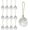 Clear, variant on Dalrosia Christmas Balls Ornaments for Xmas Christmas Tree 1.18″Mini Colorful Prism Balls Mini Tree Ornaments Crystal Glass Hanging Balls Ornament for Holiday Wedding Party Decoration