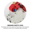 thumbnail image 6 of Raindrops Electrical Switch Safety Lock Red PA Nylon for Maintenance Work 1Pcs, 6 of 8