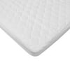 American Baby Company Waterproof Fitted Quilted Portable/Mini Crib Mattress Pad Cover, White