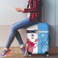thumbnail image 3 of Housse de Valise Personnalisée Fidji et USA Palmier avec Aigle LT05, 3 of 5