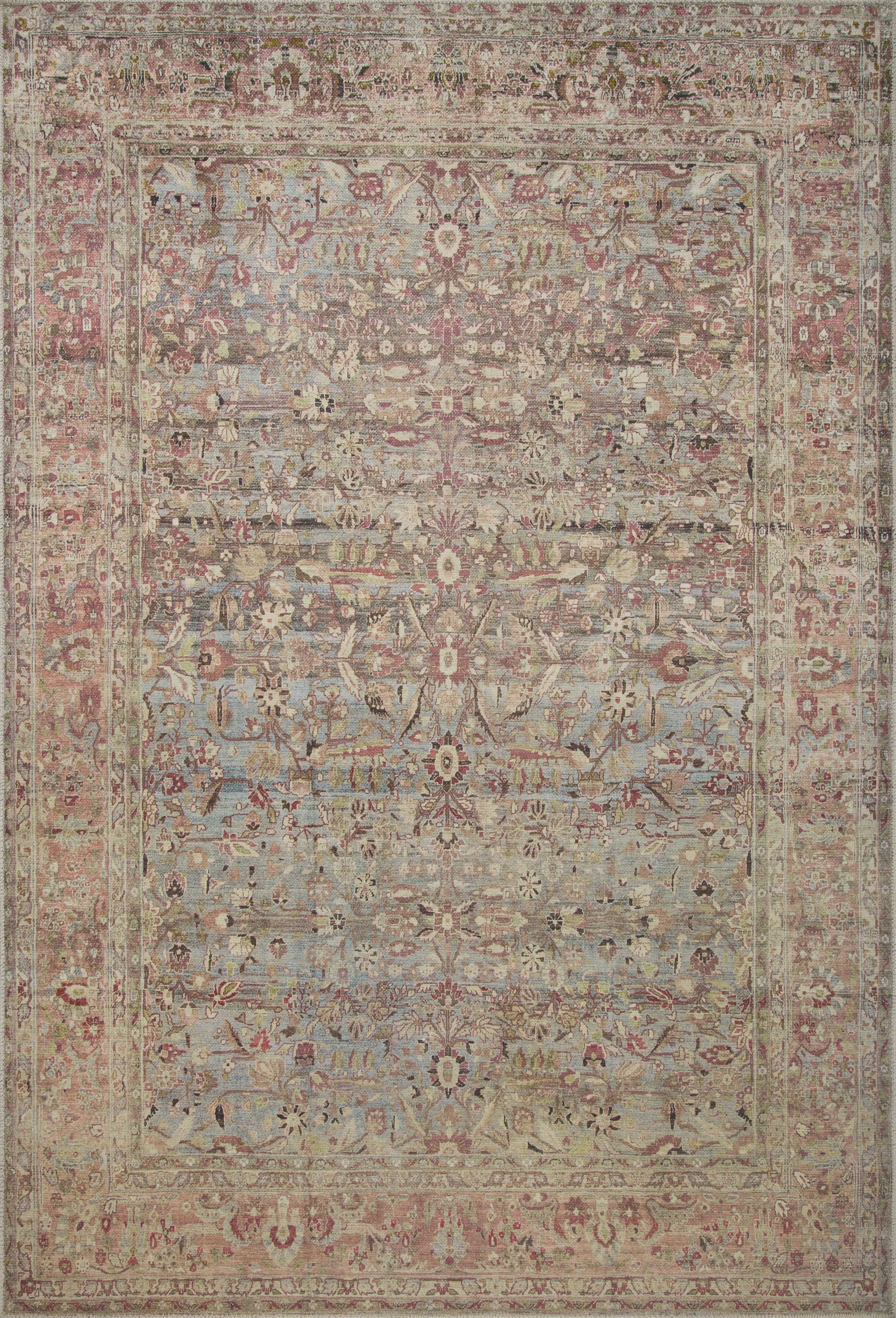 Loloi Adrian Ocean / Clay 2'-0" x 5'-0" Area Rug