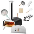 thumbnail image 1 of Costway 12" Multi-Fuel Pizza Oven Propane & Wood Fired Pizza Maker Portable, 1 of 10