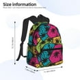 thumbnail image 4 of Vsdgher Hawaii Palms Print Unisex Large Capacity Bookbag Schoolbag Casual Daypack for High School/College/Teens/Travel/Work, 4 of 8