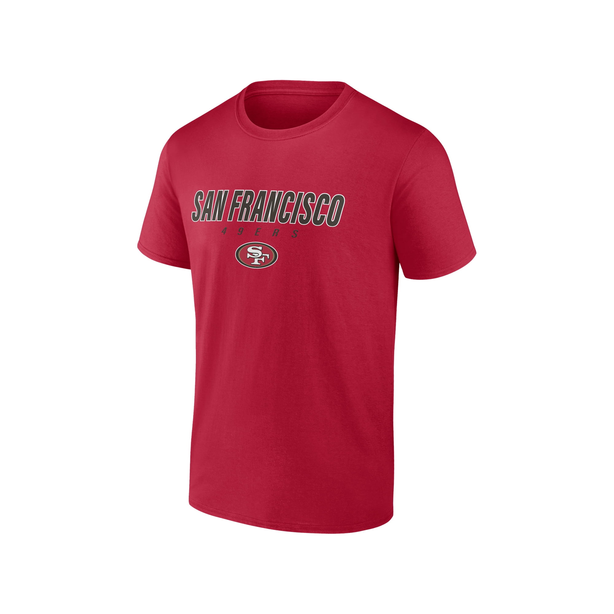 NFL San Francisco 49Ers Men's Cotton Red Short Sleeve T-Shirt