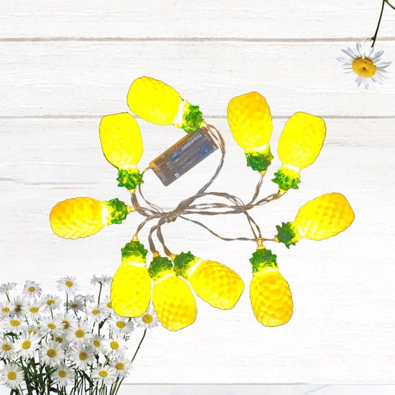 WHAMVOX Yellow String Lights for Bedroom and Patio Decoration Saving LED Christmas Lights 20 Bulbs