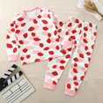 thumbnail image 2 of TOWED22 Cotton 2 Piece Pajamas Boys Long Sleeve Sets Toddler Boys Pjs Kids Fall Winter Sleepwear Sets 6-12 Months 12-24 Months 2t 3t 4t 5t 6t 7t 8t 9t Children,Light Pink,3-4 Y, 2 of 4
