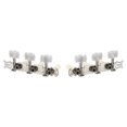 thumbnail image 5 of Unique Bargains Guitar Tuning Pegs Machine Heads Tuning Keys Tuners 3L 3R 1 Set, White, 5 of 5