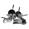 Farberware Reliance Pro 12-Piece Aluminum & Stainless Steel Kitchen Cookware Set