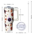 thumbnail image 2 of Halloween Tumbler 30 oz with Handle and Straw Witch Haunted Ghost Tumbler Halloween Party Gifts Insulated Travel Mug, 2 of 5