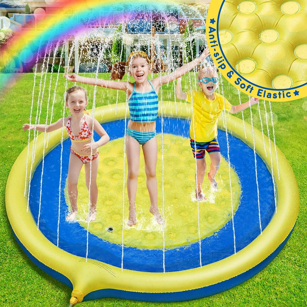 baby pool with sprinkler
