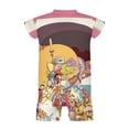 thumbnail image 6 of Adventure Time Baby Romper Short Sleeve Bodysuits Soft Rompers Summer Clothes One-Piece Jumpsuits Outfits 6-9M, 6 of 8