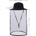 thumbnail image 6 of Bug Hat with Netting Safari Mesh Hats Sun Protection Fishing Hat Outdoors for Men Women 1Pack, 6 of 6
