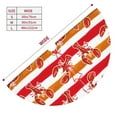 thumbnail image 3 of KLL 48" Christmas Tree Skirt Red Lobster Xmas Tree Skirts Mat for New Year Xmas Holiday Party Indoor Outdoor Home Decoration, 3 of 7