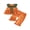 Orange Green, variant on RUINIXCW Toddler Baby Girl Halloween Outfit Infant Baby Girls Summer Fall Clothes Pumpkin Embroidery Peter Pan Collar Babydoll Shirt Top and Flared Pants Set