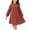 Red, variant on OGLCCG Girls Lantern Long Sleeve Dress Kids Flowy Pleated Crewneck A-Line Fall Dresses Birthday Princess Dress(Army Green,7-8 Years)