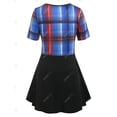 thumbnail image 2 of Botón de simulación de talla de talla grande camiseta Rosegal Camisetas tallas grandes, 2 of 5