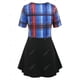 thumbnail image 2 of Botón de simulación de talla de talla grande camiseta Rosegal Camisetas tallas grandes, 2 of 5