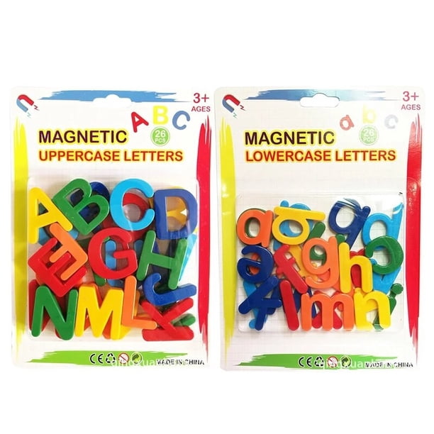 Children Early Education Educational Toys Magnetic Letters Digital Magnetic Stickers English Letters Refrigerator Stickersshape 48pcsCN He Qiyong unisex