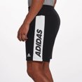 thumbnail image 3 of Adidas Men's Post Game Fleece Shorts Black/White FK1752, 3 of 5