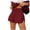 Wine, variant on Women's Running Quick Shorts Workout Elastic Athletic Yoga Pants Dry High Waist, M, Red