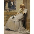 thumbnail image 2 of Sir John Lavery 19x24 Gold Ornate Framed and Double Matted Museum Art Print Titled - After the Dance (1883), 2 of 4