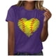thumbnail image 1 of Blusa informal de manga corta con cuello redondo y estampado suelto de verano para mujer con estilo OAVQHLG3B Store  lin121212, 1 of 4