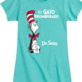 thumbnail image 3 of Dr. Seuss - Cat In Hat Spanish  - Girls Toddler And Youth Fitted Short Sleeve Tee, 3 of 6