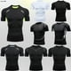 thumbnail image 2 of camisetas de los hombres de fitness runing joggers gimnasio camisa de compresión de manga larga camisetas de los hombrespangjing, 2 of 3