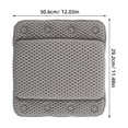 thumbnail image 2 of unbranded Almohada De Gris Con Soporte Para Cuello Y Espalda Con Ventosas Antideslizantes, 2 of 8