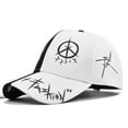 thumbnail image 2 of AJGRHE Men Women Casual Letters Colorful High Street Baseball Cap Visor Clear One Size, 2 of 4