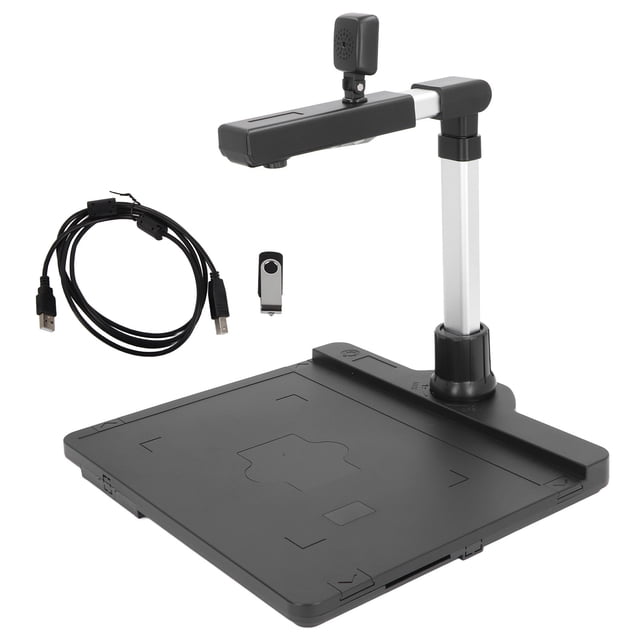 Cámara De Documentos De Alta Definición, Cámara De Escáner De Libros De 5 V Escaneo De Alta Velocidad Enfoque Automático 10 MP 2 MP A3 A4 Reconocimiento De Documentos Escáner De Documentos Portátil
