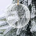 thumbnail image 1 of Adornos navideños, adornos navideños, regalos navideños 2024, regalos navideños colgantes para familiares y colegas, decoración redonda para árbol de Navidad, lista, 1 of 5