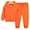 Orange, variant on SGFCWSX Girls Fall Outfit Hoodie Athletic Sets 2 Piece Skinny Sweatpants and Sweatshirts Set Pink Size 5-6Years