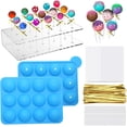 thumbnail image 1 of Hoedia Cake Pop Mold Set (Blue), 1 of 7