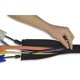 thumbnail image 5 of Organizador de cremallera de neopreno de manga de administración de cables de 4x 19 pulgadas para / Office Yotijar Organizador de gestión de cables, 5 of 8