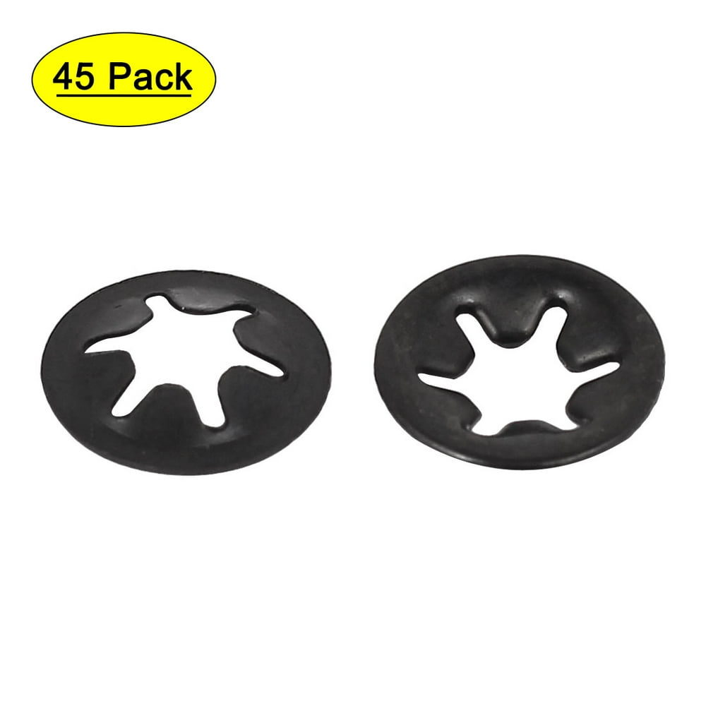 5mm x 12mm Quicklock Starlock Star Speed Lock Locking Washers 45PCS